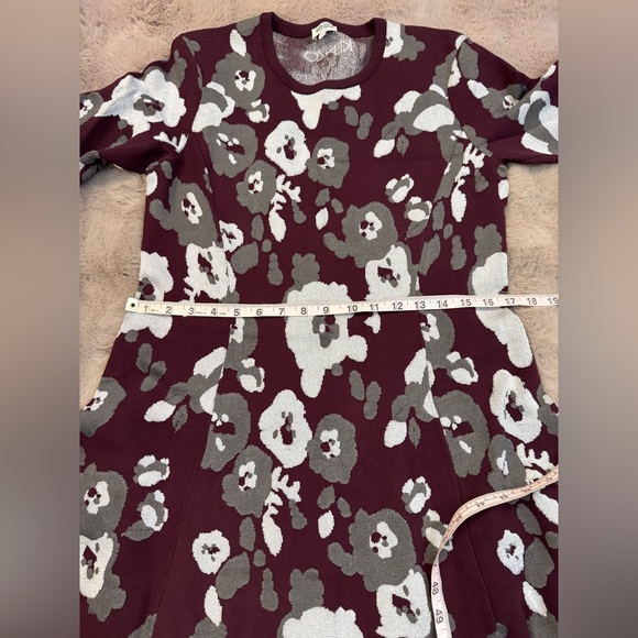 Kenzo Floral Jacquard Fit & Flare Mini Dress L - Picture 11 of 13